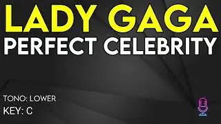 Lady Gaga - Perfect Celebrity - Karaoke Instrumental - Lower