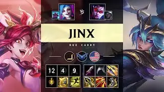 Jinx ADC vs Vayne - NA Diamond Patch 25.18