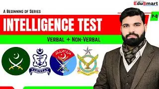 PAK ARMY/NAVY/AIRFORCE | INTELLIGENCE TEST SERIES | Verbal & Non-Verbal
