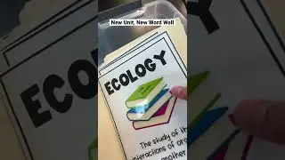 Ecology is one of my favorite units in Life Science. What is your favorite unit to teach?  #wordwall
