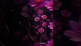 Infinite Flowers in a Seamless Zoom  #loop  #infinityloop  #painting  #art
