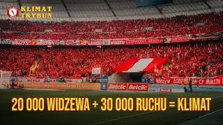 Widzew i Ruch na Śląskim - doping z 4 kamer | 20 tys. Widzewa | Rekord wyjazdowy ligi