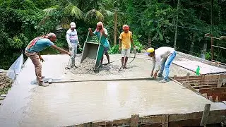 Wow- Best Of All Construction Technology Of Reinforcement Rcc Concrete On Roof  | Roof Concrete