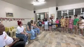PAY IT FORWARD: We sing for Margarethe Home for the Blinds before we go to USA 🇵🇭🇺🇸