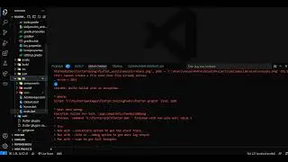 learn flutter and android . :app:compileFlutterBuildDebug'
