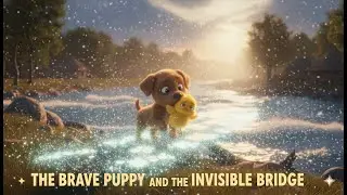 The Brave Puppy and The Invisible Bridge | Stories for kids