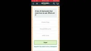 Amazon Quiz Answers l Amazon Festive Riddles Quiz l Win iPhone 11 Pro l FunZone I 28 September 2020