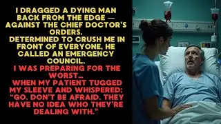 THEY WANTED ME FIRED. HE WAS DYING. I STOPPED EVERYTHING.