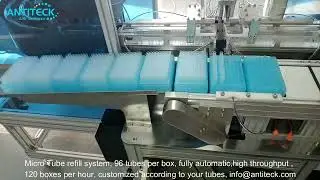 MicroTube Refill System For Refilling Microtubes Into 96 Well Plate-High Throughput 120~140 Plates/H
