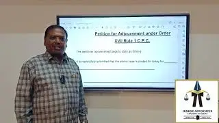 Adjournment (வாய்தா) Petition u/O.XVII, r.1 C.P.C.