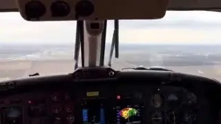 King Air B200 Single Engine Approach