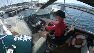 Permis bateau moteur suisse. Parcage avant