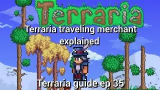 terraria traveling merchant explained, terraria guide ep 35.