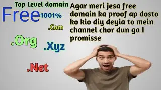 How to Get Free Domain 2020||Free .com domain How To Get Free Domain