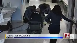 Durham deputies save life