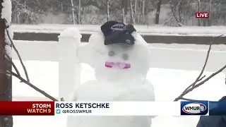 'Who knew he was British this whole time?' WMUR's Ross Ketschke reveals name of Concord snowman