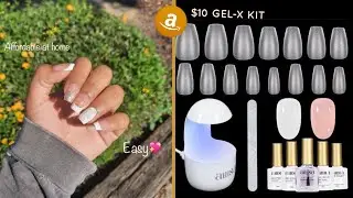 Впервые пробую Gel X Dupe за 14 долларов с Amazon | Доступно и просто | Стильные короткие ногти