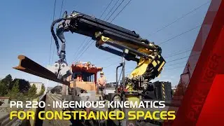 PALFINGER Railway - PR 220: Ingenious kinematics for constrained spaces