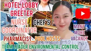 Hiring in Abroad 2024. 17 Jobs To apply 2024. @gracechua9213 #workabroadph