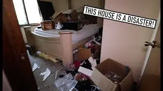 TRASH OUT FORECLOSURE DISASTER HOUSE BID!