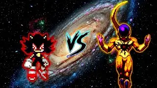 SONIC DARK FLEETWAY V4 OP VS EMPEROR FRIEZA V3 OP (ALL FORM) in Mugen
