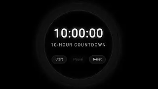 10 Hour Black Circle Study Timer LIVE | Deep Focus | Silent ASMR  | Study with me | FOCUS