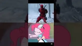 Deadpool vs Pinkie Pie #marvel #equestriagirls #deadpool #pinkiepie
