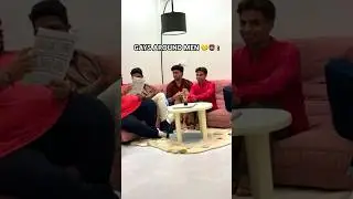 GAYS AROUND MEN vs WOMEN 🤫😶&zwj;🌫️🤣 #honeyimmhome #lgbt #gayfacts