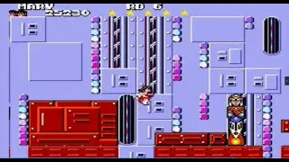 [Sega Master System Game] Quartet Double Target One Life Playthrough | MarkIII Games Walkthrough