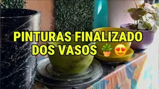 COMO DESINFORMAR E PINTAR OS VASOS 🪴❤️☀️