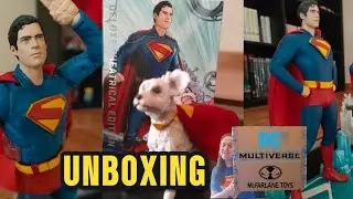 ¡¡¡UNBOXING SUPERMAN MCFARLANE TOYS!!! TREMENDO PEPINARDO LA ESTATUA DE PVC, BRUTAL!!!!