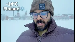 -14&deg;C in Finland 🇫🇮 | Walking Through a Frozen City