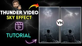 🔥THUNDER EFFECT REELS VIDEO EDITING | TRENDING REELS SKY CHANGE VIDEO EDITING TUTORIAL