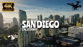 San Diego, California In 4K By Drone - Amazing View Of San Diego, California 