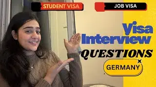 Germany Visa Interview Questions 2025 🇩🇪 | Job, Student & Chancenkarte (Must Watch)
