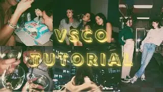 Disposal Camera Effect | VSCO Editing Tutorial