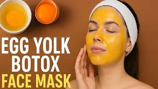 Diy beauty remedy ! Egg yolk Botox skin whitening face mask ! Natural glow ! ABBC