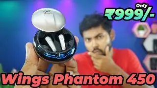 Wings Phantom 450 with Cool Led Effects | Low Latency 40ms | QUAD MICS WITH SMART ENC