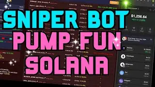 Pump Fun Sniper Bot Filter Update 2025 &ndash; Solana Demo