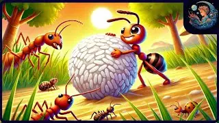 La Hormiga y la Bola de Arroz 🐜🍚 Perseverancia para niños Cuento Infantil para aprender