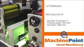MIDA Alca 250 TR Used LETTERPRESSES MACHINES MachinePoint