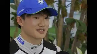 Yuki Tsunoda after qualifying P10 in the Miami Qualifying Session