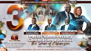 1.23.26 3rd Pastor's Annivers & Revival  &ldquo;I&rsquo;m Making Room For My Blessing&rdquo; Pastor Wilbur T Purvis