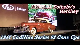 1947 Cadillac Series 62 Conv Cpe 2024 RM Sotheby's Hershey Video 27