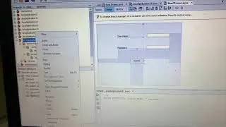 Login Form using Netbeans