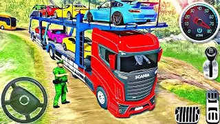 Car Transport 😻ruck Driver Simulator 2024 - Transporting Trailer Truck Driving - Android GamePlay #9