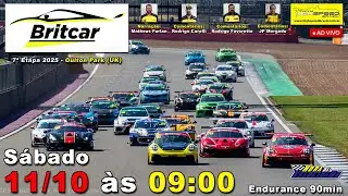 🔴 BRITCAR ENDURANCE CHAMPIONSHIP | Corrida 90min | 7&ordf; Etapa 2025 | Oulton (UK) | AO VIVO