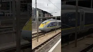 Eurostar e320 in London &ndash; Velaro Class 374 St Pancras Int&rsquo;l  #trainspotting #railway #shorts