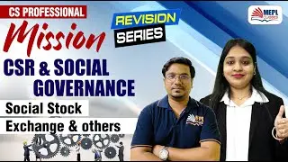 Mission Series - CS Professional | Social Stock Exchange & Others | MEPL Classes