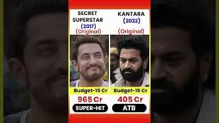 Secret Superstar (2017) 🎤 vs Kantara (2022) 🌿 | Budget 💰 Collection 📊  #kantara #SecretSuperstar